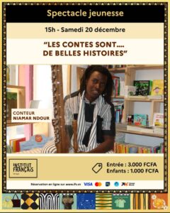 Spectacle contes à l’Institut français – Niamar Ndour